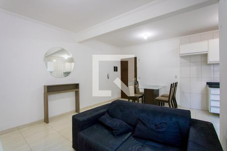 Sala de apartamento para alugar com 3 quartos, 88m² em Vila Guaraciaba, Santo André