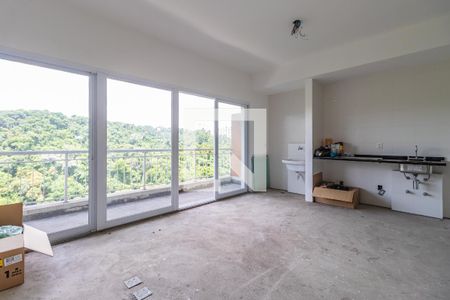 Sala/Quarto de apartamento à venda com 1 quarto, 50m² em Residencial Tres (tambore), Santana de Parnaíba