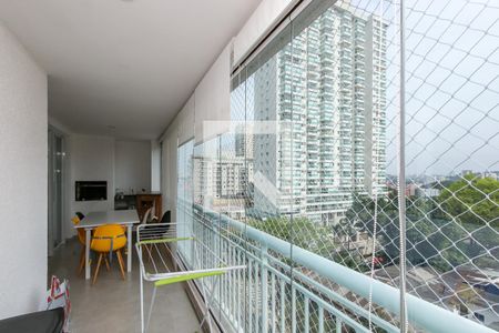 Varanda da Sala de apartamento à venda com 3 quartos, 98m² em Santo Amaro, São Paulo