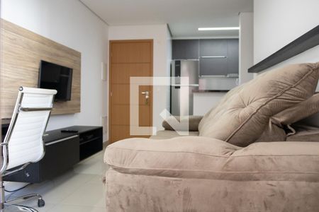 Sala  de apartamento para alugar com 1 quarto, 40m² em Águas Claras, Brasília