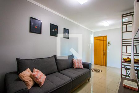 Sala de apartamento à venda com 2 quartos, 50m² em Vila Cecília Maria, Santo André