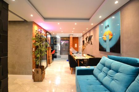 Sala Dois Ambientes de apartamento à venda com 2 quartos, 82m² em Cristal, Porto Alegre