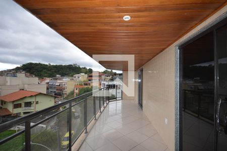 Varanda da sala de apartamento para alugar com 2 quartos, 55m² em Vila Kosmos, Rio de Janeiro