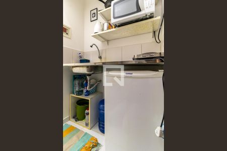 Studio à venda com 28m², 1 quarto e sem vagaCozinha - Frigobar