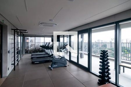 Studio para alugar com 27m², 1 quarto e sem vaga Studio para alugar com 27m², 1 quarto e sem vagaAcademia