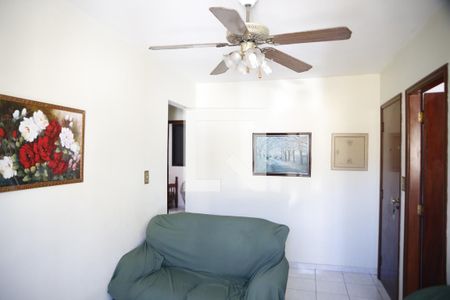 sala de apartamento para alugar com 3 quartos, 85m² em Canto do Forte, Praia Grande