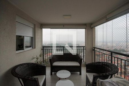 Varanda da Sala de apartamento à venda com 2 quartos, 69m² em Jardim Piqueroby, São Paulo