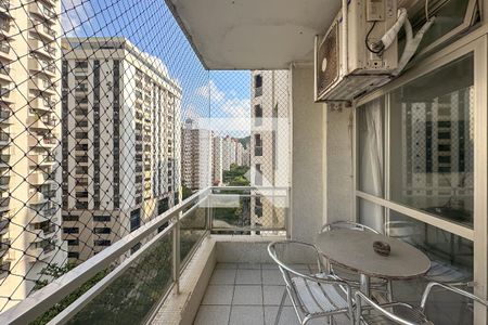 Varanda de apartamento para alugar com 3 quartos, 100m² em Barra Funda, Guarujá