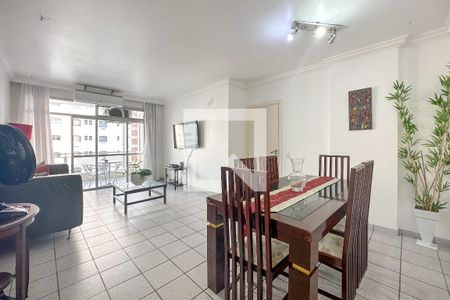 Sala de apartamento para alugar com 3 quartos, 100m² em Barra Funda, Guarujá