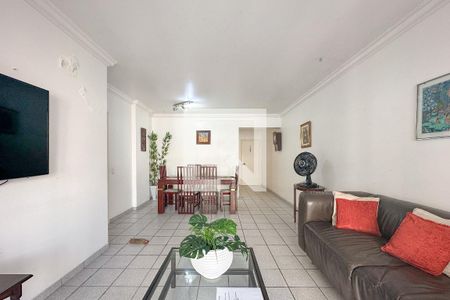 Sala de apartamento para alugar com 3 quartos, 100m² em Barra Funda, Guarujá