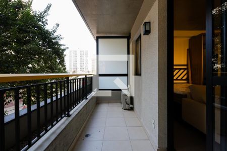 Studio - Varanda de kitnet/studio para alugar com 1 quarto, 34m² em Santana, São Paulo