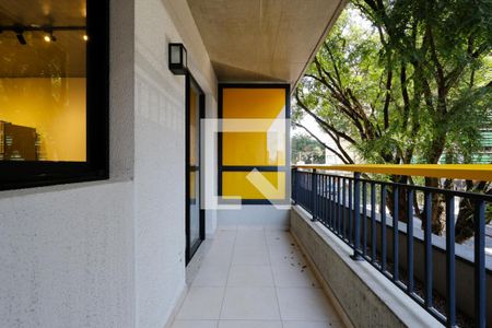 Studio - Varanda de kitnet/studio para alugar com 1 quarto, 34m² em Santana, São Paulo