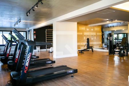 Studio para alugar com 34m², 1 quarto e sem vaga Studio para alugar com 34m², 1 quarto e sem vagaÁrea comum - Academia