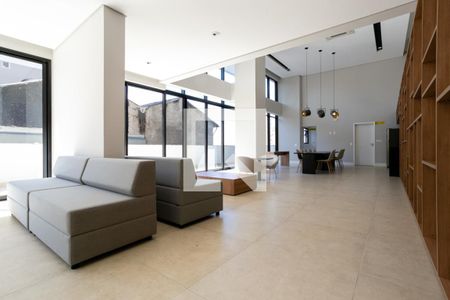 Studio para alugar com 34m², 1 quarto e sem vaga Studio para alugar com 34m², 1 quarto e sem vagaÁrea comum - Salão de festas
