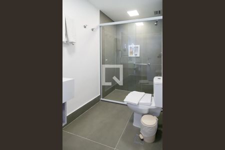 Banheiro Social de apartamento para alugar com 1 quarto, 33m² em Cidade Monções, São Paulo