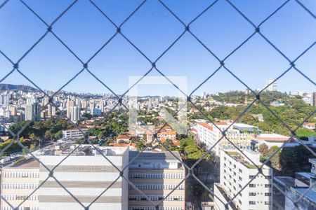 Vista da Sala de apartamento para alugar com 4 quartos, 147m² em Lourdes, Belo Horizonte