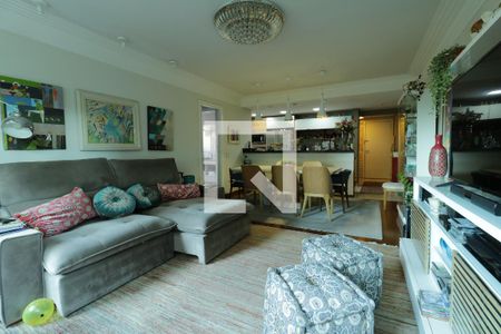 Sala de apartamento à venda com 2 quartos, 96m² em Jardim, Santo André