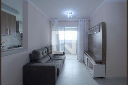 Sala de apartamento para alugar com 2 quartos, 54m² em Jardim Pedroso, Mauá