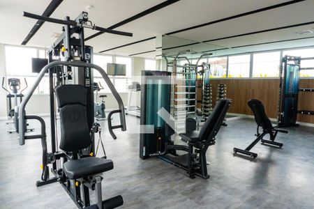 Área comum - Academia de apartamento para alugar com 1 quarto, 26m² em Vila Clementino, São Paulo
