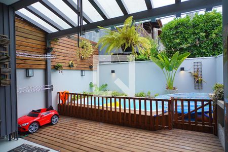 Patio de casa de condomínio à venda com 3 quartos, 129m² em Hípica, Porto Alegre