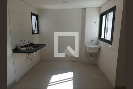 Cozinha e Área de Serviço de apartamento para alugar com 2 quartos, 48m² em Chácara Mafalda, São Paulo