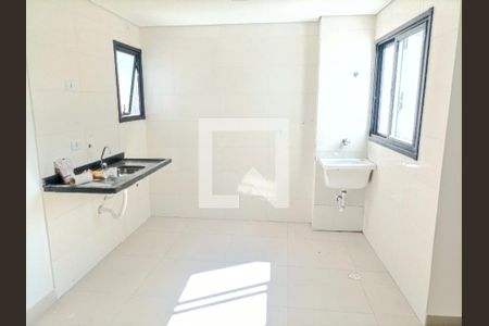Cozinha e Área de Serviço de apartamento para alugar com 2 quartos, 48m² em Chácara Mafalda, São Paulo