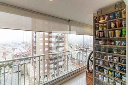Varanda da Sala de apartamento à venda com 2 quartos, 67m² em Vila Dom Pedro Ii, São Paulo