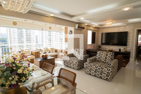 Sala de apartamento à venda com 3 quartos, 123m² em Centro, São Bernardo do Campo
