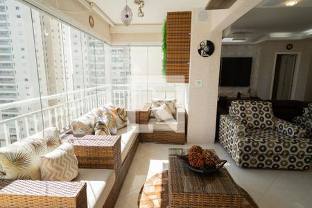 Sacada  de apartamento à venda com 3 quartos, 123m² em Centro, São Bernardo do Campo