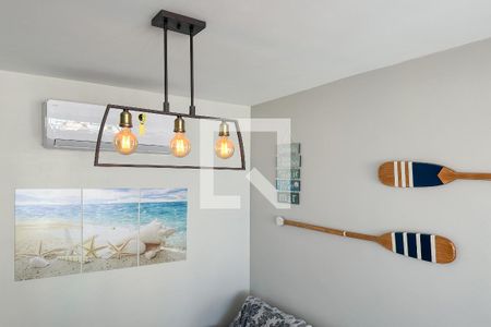Sala de apartamento para alugar com 2 quartos, 71m² em Loteamento João Batista Julião, Guarujá