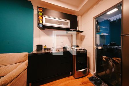 Sala/Cozinha de apartamento à venda com 2 quartos, 42m² em Vila Franci, São Paulo