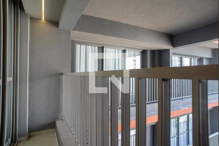 Varanda da Sala/Quarto de kitnet/studio para alugar com 1 quarto, 27m² em Consolação, São Paulo