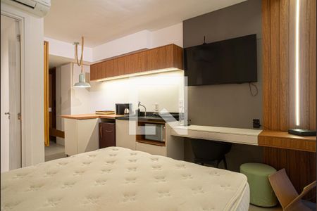 Studio para alugar com 27m², 1 quarto e sem vagaSala/Quarto