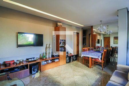 Sala de apartamento à venda com 3 quartos, 100m² em Serra, Belo Horizonte