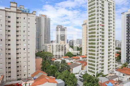 Vista da Sacada de apartamento à venda com 1 quarto, 32m² em Pompeia, São Paulo