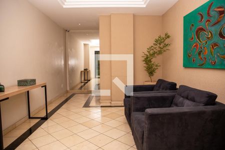 Apartamento à venda com 92m², 3 quartos e 2 vagasHall social
