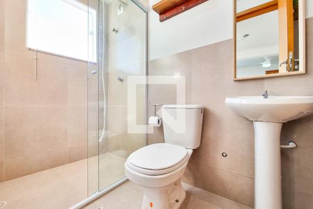 Studio para alugar com 22m², 1 quarto e sem vagaBanheiro da Suíte