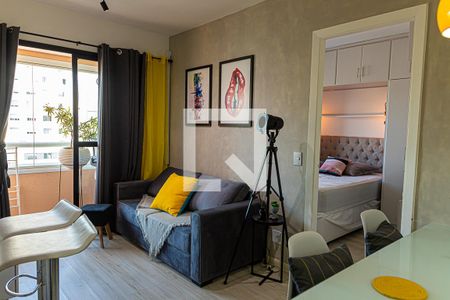 Sala de apartamento à venda com 1 quarto, 35m² em Consolação, São Paulo