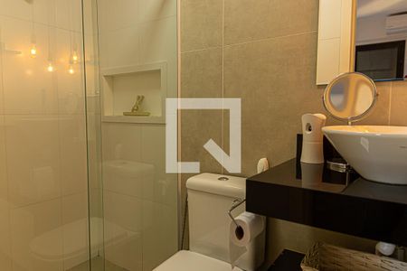 Banheiro da Suíte de apartamento à venda com 1 quarto, 35m² em Consolação, São Paulo