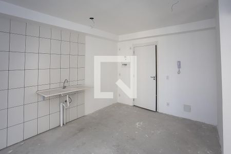 sala /cozinha/serviço de apartamento à venda com 2 quartos, 52m² em Jardim Panorama, São Paulo