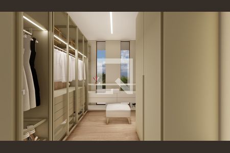closet suite 1  de casa de condomínio à venda com 4 quartos, 410m² em Alphaville Nova Lima, Nova Lima