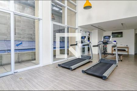 Apartamento para alugar com 48m², 1 quarto e 1 vaga Apartamento para alugar com 48m², 1 quarto e 1 vagaÁrea comum - Academia