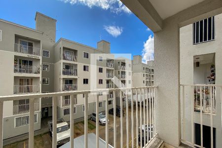 Varanda da Sala de apartamento para alugar com 2 quartos, 45m² em Engenho Nogueira, Belo Horizonte