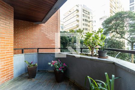 Varanda de apartamento à venda com 4 quartos, 190m² em Higienópolis, São Paulo
