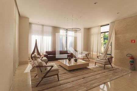 Apartamento à venda com 707m², 6 quartos e 7 vagas Apartamento à venda com 707m², 6 quartos e 7 vagasHall social