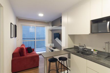 Sala de apartamento à venda com 1 quarto, 28m² em República, São Paulo