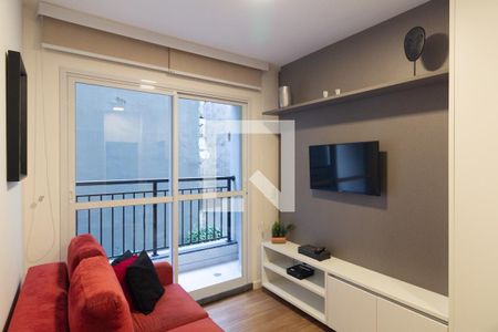 Sala de apartamento à venda com 1 quarto, 28m² em República, São Paulo