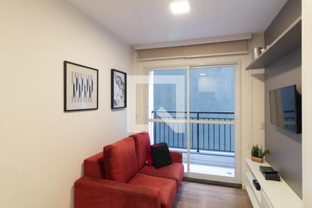 Sala de apartamento à venda com 1 quarto, 28m² em República, São Paulo
