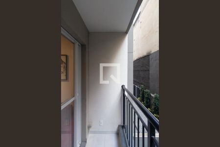 Varanda da Sala de apartamento à venda com 1 quarto, 28m² em República, São Paulo