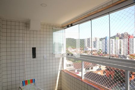 Sala/vista de apartamento para alugar com 2 quartos, 63m² em Canto do Forte, Praia Grande